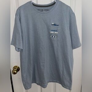PATAGONIA MENS T SHIRT WITH FRONT POCKET SZ L